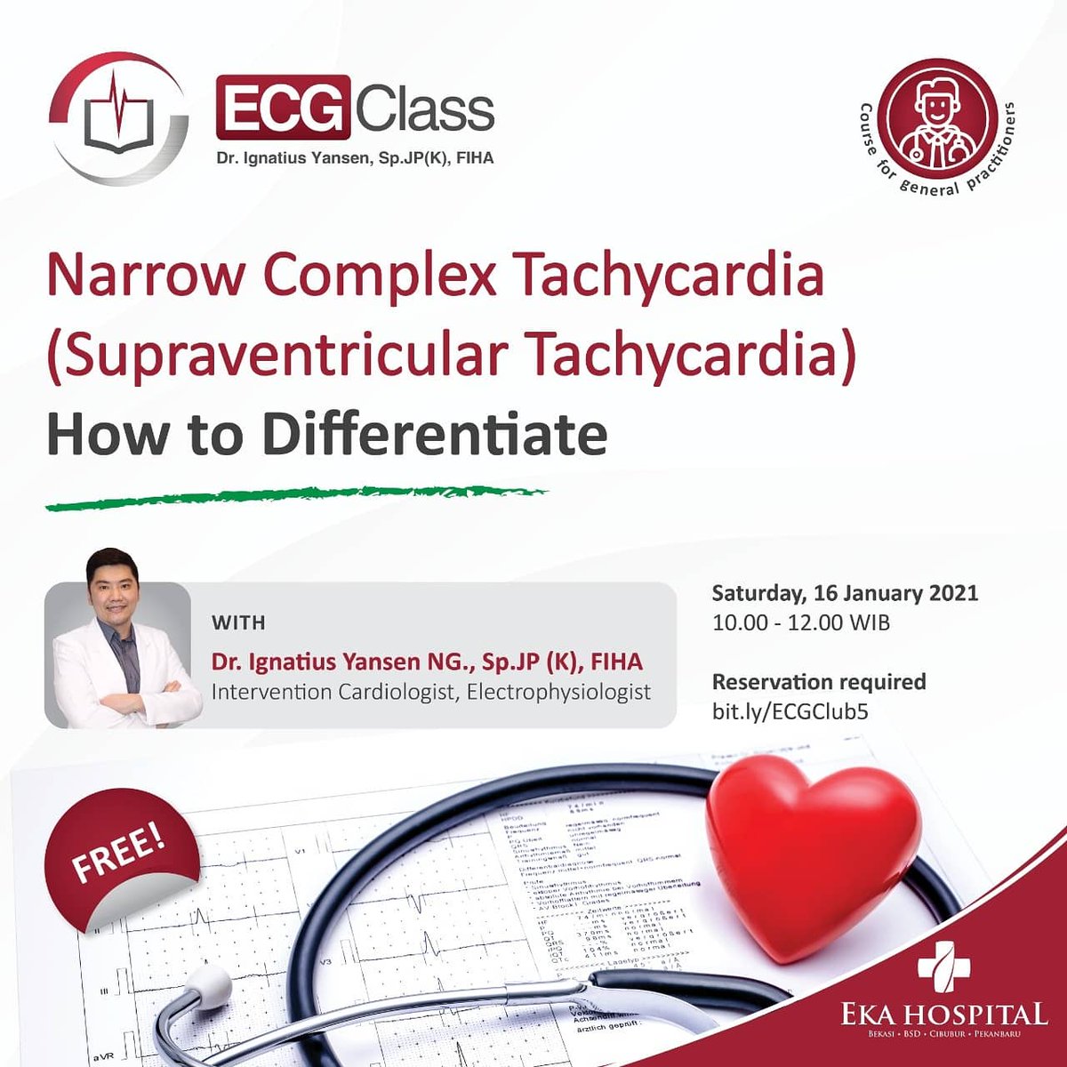EkaHospital's tweet image. -Course for General Practitioner-
Kenali lebih dalam Takikardia Supraventricular dan cara mendiagnosis serta penanganannya secara medis
.
Daftarkan diri Anda dengan link
bit.ly/ECGClub5

#EkaHospital #ECGClass #MedicalWebinar #SeminarMedis #Aritmia #SpesialisJantung