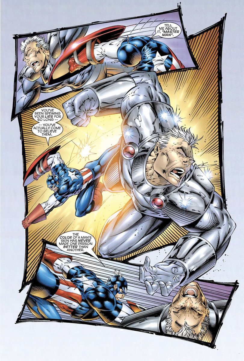 robertliefeld's tweet image. Captain America #5, 1996. Story/Art Rob Liefeld.