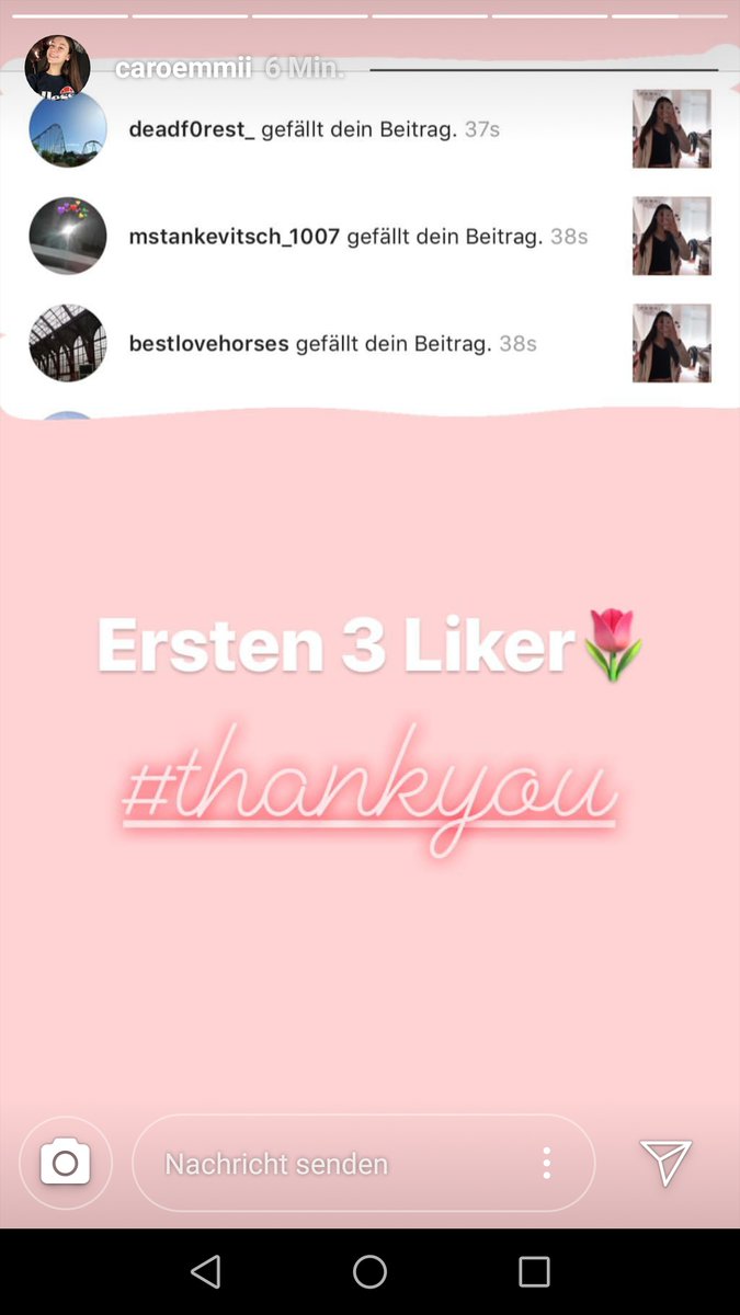 DeadFrest's tweet photo. 2018 in der Instastory von Caroslife und jetzt sogar ein Screen mit @GleichMitte ^o^ #mittecrew #besteryoutuber #gommunity https://t.co/xb5LlhjE6d