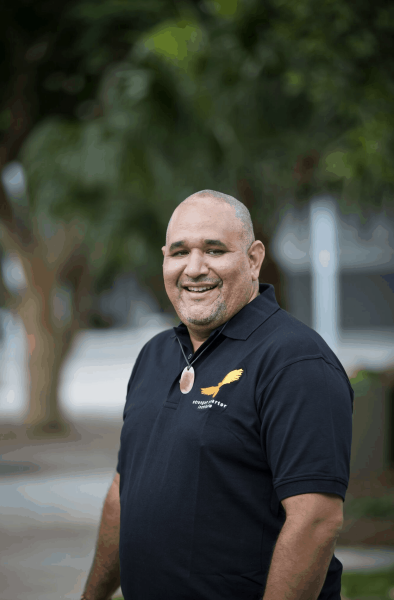 StrongerSmarter's tweet photo. Meet Dr John Davis, our CEO. “My people are Cobble Cobble kinnected to Warra &amp; Dalby. We have links directly to the Barunggam and Wakka Wakka people”. JD is passionate about our people, our languages &amp; culture &amp; moving our ways forward as best practice in educ &amp; community dev. https://t.co/JeXe2PLC8w