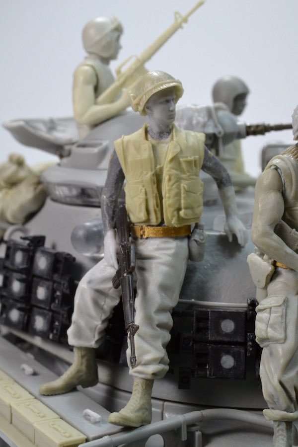 His main skill is his figures. They truly are alive, and each has a personality. But he sculpts them himself....something to aspire to!