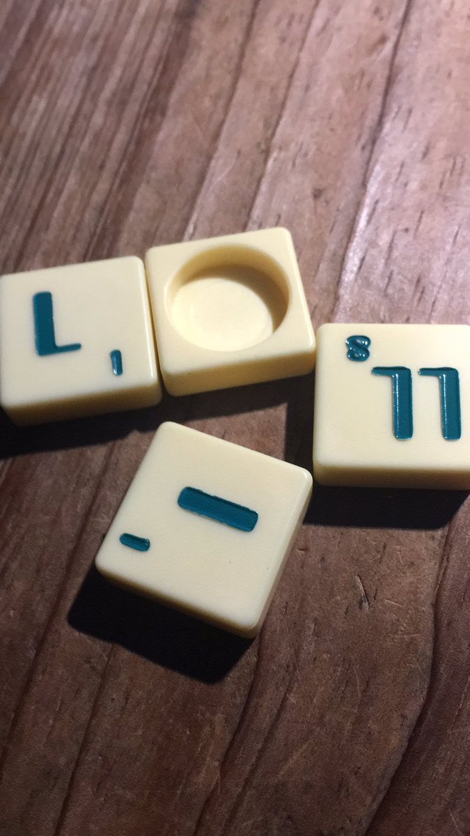 marcofallas's tweet photo. #scrabble cuando era pequeno eran de madera y lindas : ( https://t.co/vSQ9CRg0vU