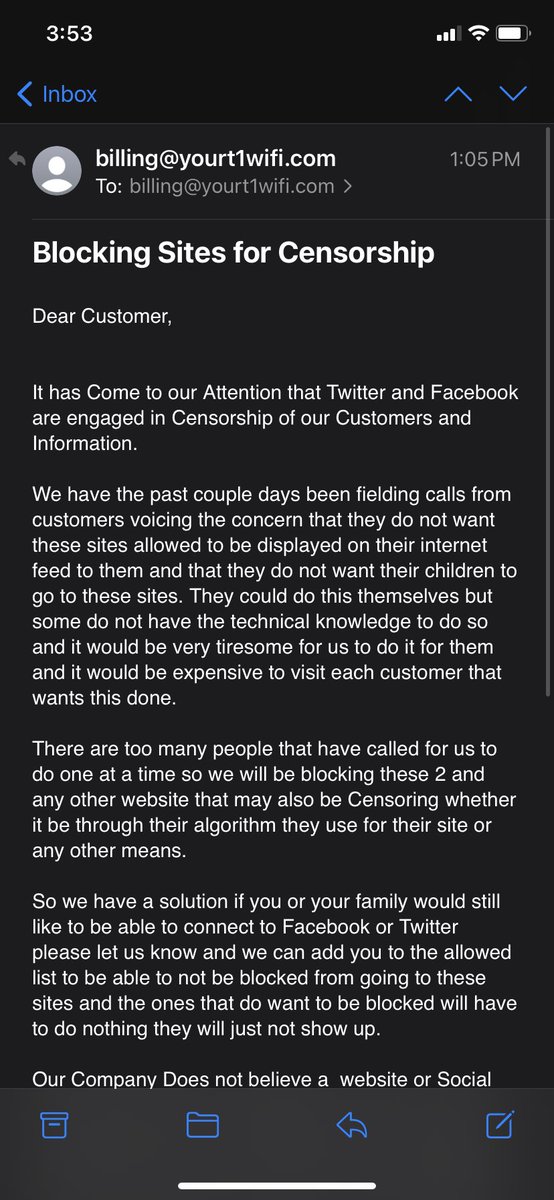 Umm from my North Idaho internet provider.... this is INSANE.