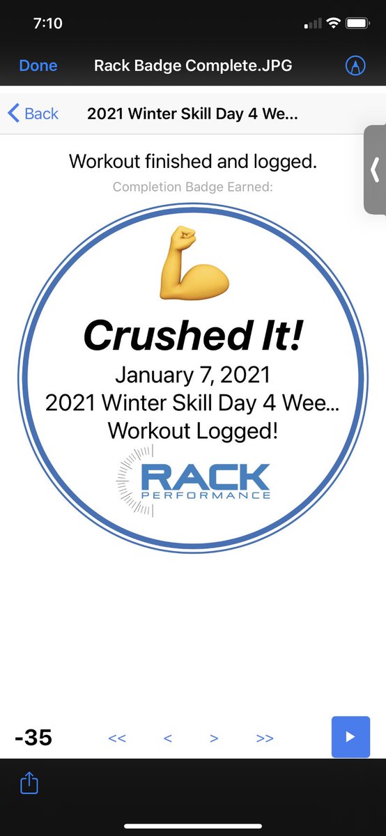 Week one of weightlifting in 2021 is in the books! Can't wait to get back to work together as a team, for now the boys are putting in the work remotely using the RACK app...Junior DB Matt Olson and Sophomore OL Nick DeBrito know that #everythingmatters #strongereveryday 🏈💪🏽💪🏻💪🏿