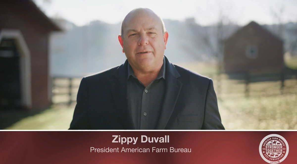 California Farm Bureau (@cafarmbureau) on Twitter photo "Farm Bureau has the mission, the resources and talent, the grassroots engagement and the relationships to achieve big wins for agriculture" - American <a href="/FarmBureau/">American Farm Bureau</a> President <a href="/ZippyDuvall/">Zippy Duvall</a> during his opening address to the virtual AFBF Convention #AFBF21 "Farm Bureau has the mission, the resources and talent, the grassroots engagement and the relationships to achieve big wins for agriculture" - American <a href="/FarmBureau/">American Farm Bureau</a> President <a href="/ZippyDuvall/">Zippy Duvall</a> during his opening address to the virtual AFBF Convention #AFBF21