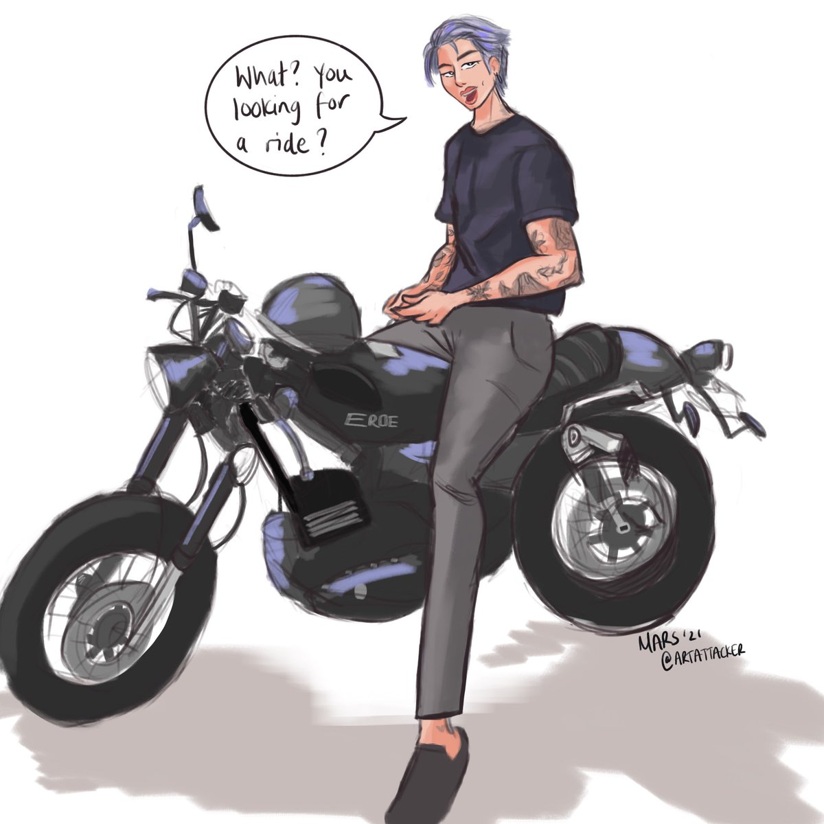 arttattackerr's tweet photo. dunno about you but im in love with this joon 🥴

#bts #btsfanart #namjoon https://t.co/GERKix2gaW