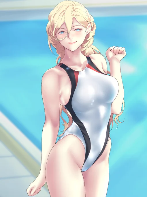 #くそ寒いので水着絵を貼る
嫁オンリー 
