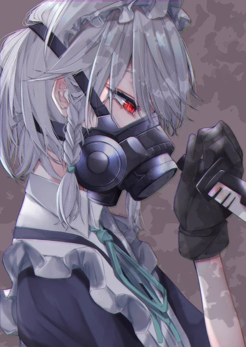 ガスマスク系メイド十六夜咲夜さん 