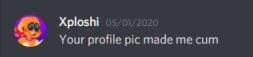 xplosed's tweet photo. Xploshi sending random sexual messages sent to V, despite Xploshi apparently not wanting to pursue anything further than a platonic friendship with V. https://t.co/H4iJzousvW