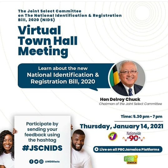 GarfieldSGreen's tweet photo. NIDS is for all of us. Learn more about it with Hon. Delroy Chuck, QC, MP. https://t.co/fPmIjMyVVL