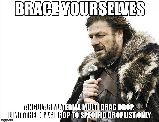 overflow_meme's tweet image. Angular Material Multi Drag Drop, limit the drag drop to specific droplist only stackoverflow.com/questions/6565… #angular #angularcdkdragdrop