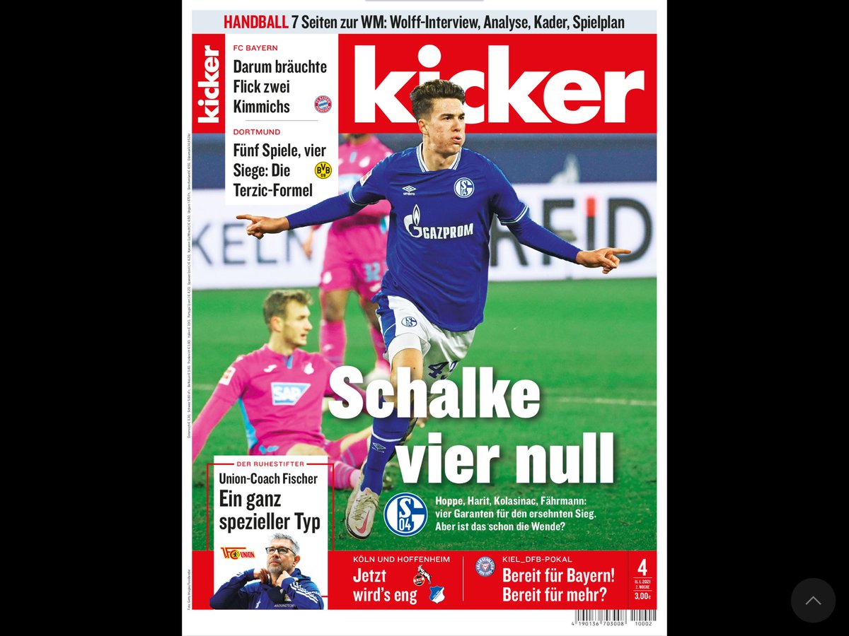 Monday Kicker is one the Hoppe family will want to keep. Schalke “vier null” (4:0) as opposed to the club’s official name Schalke Null Vier. “Hoppe, Harit, Kolasinac, Fährmann. 4 pillars of the long-awaited win, but is that the turnaround?”  #S04   cc:  @AnnaHoppe8  @MatthewHoppe9