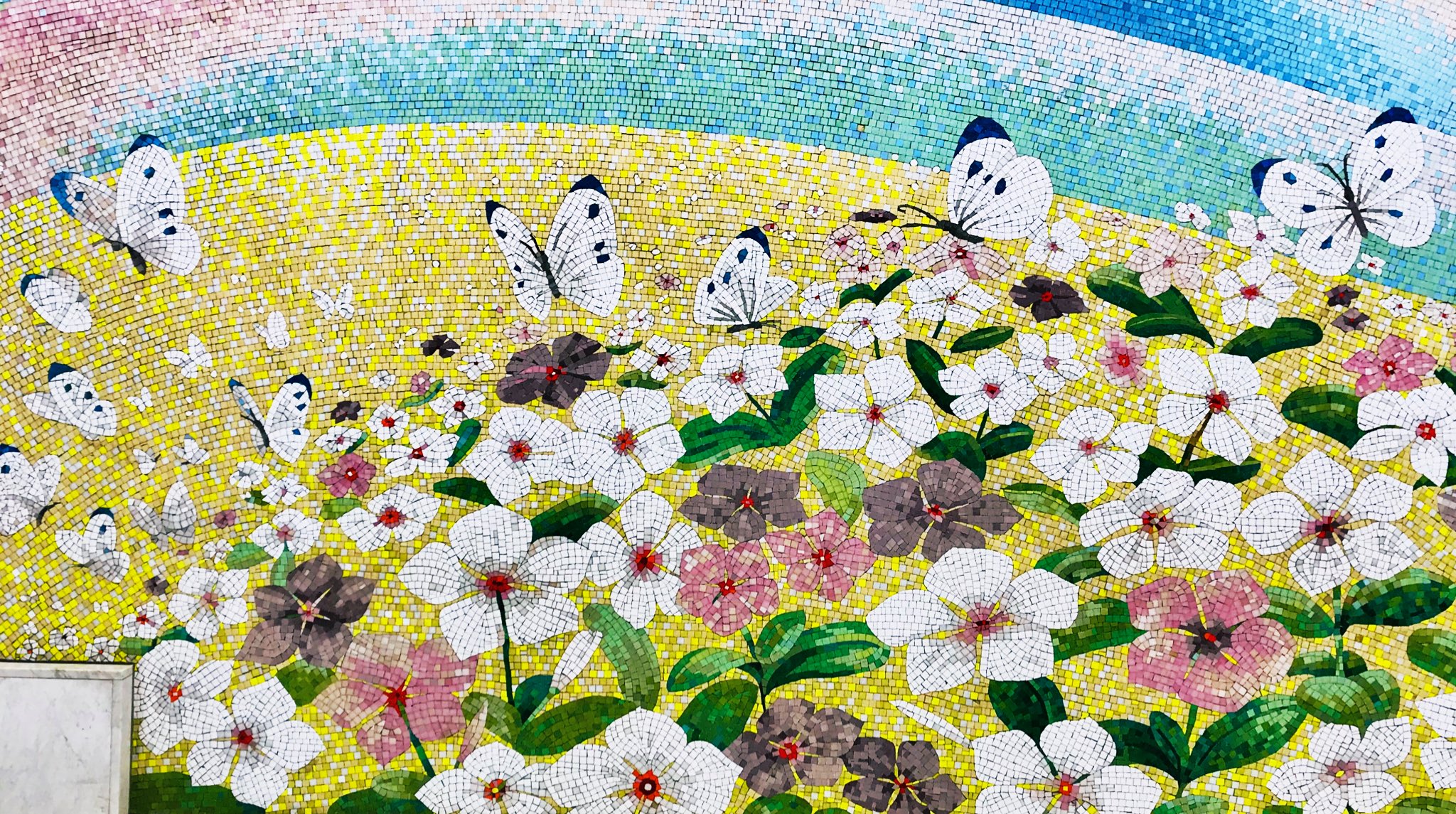 Pokochi 春よこい 早くこい タイル画 モザイク画 T Co 1xjnbwmd4r Twitter