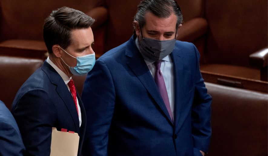 Lawmakers, activists demand Ted Cruz, Josh Hawley resign from Senate