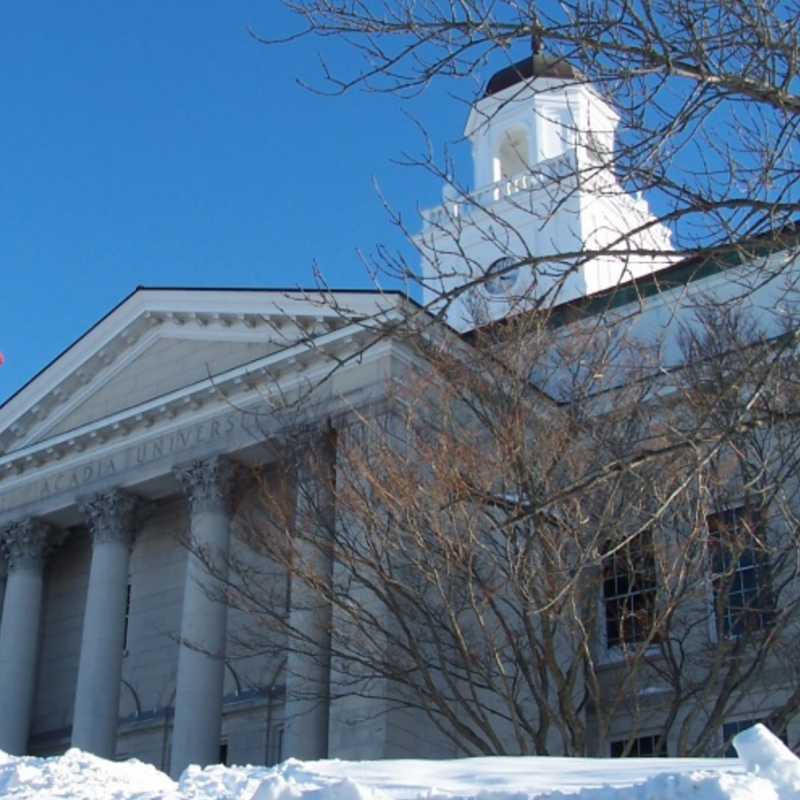 AcadiaU's tweet photo. COVID-19 Advisory January 10, 2021: A positive COVID-19 test is confirmed at #AcadiaU. Please read our message to campus. https://t.co/17SYUJAPZr https://t.co/5acuBahT5h