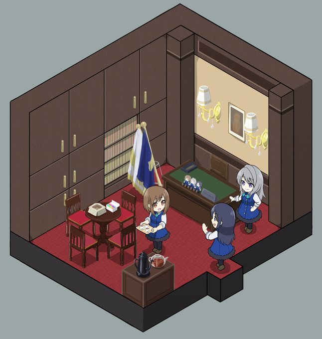 アマ女生徒会室
 #アリスギアお絵かき 