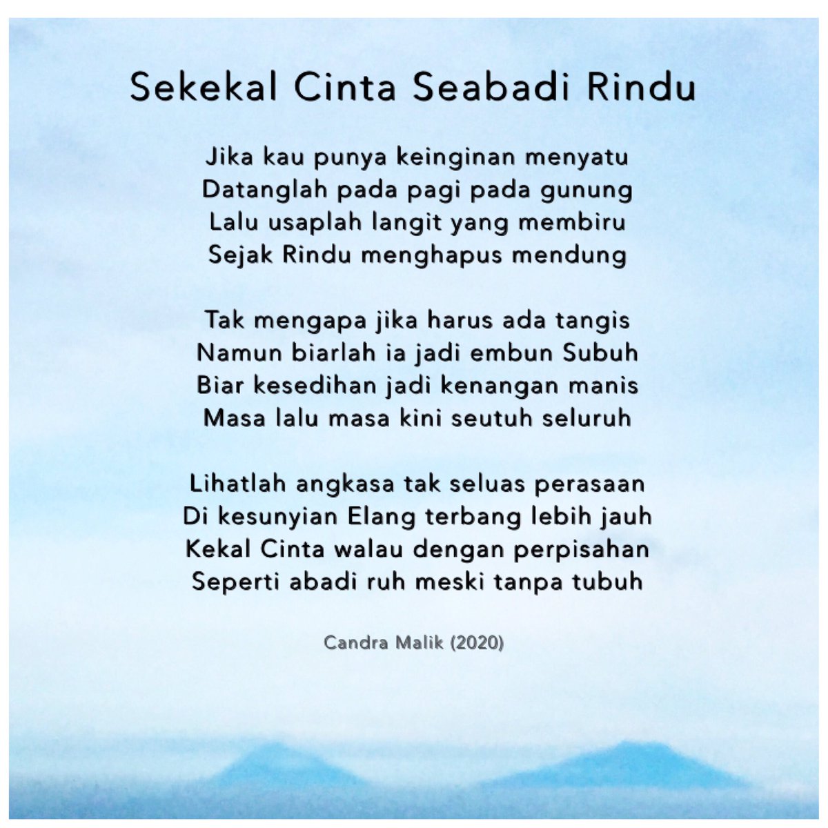 Puisi Masa Lalu Biarlah Masa Lalu Belajar