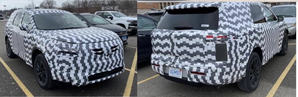 glennrstevens's tweet photo. Need some help here Detroit. #spyphoto of? Pathfinder maybe. @MotorTrend @WardsAuto @Automotive_News @roadshow @IHSMarkitAuto ?
Thanks https://t.co/AkW7AeOsXP