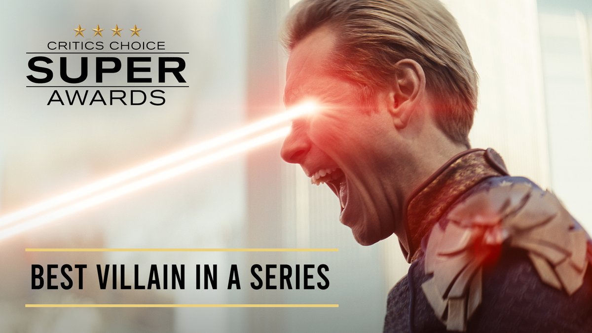 If I had a dollar for every time I've heard "God I love to hate Homelander" I'd be a Vought shareholder. Congrats to <a href="/antonystarr/">☼</a> on winning Best Villain in a Series at the <a href="/CriticsChoice/">Critics Choice Awards</a>  #SUPERAwards!