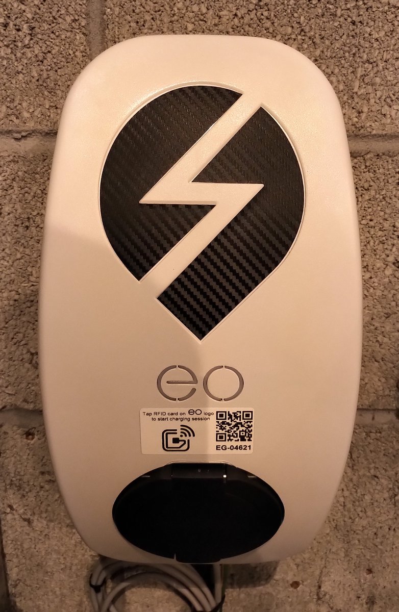 This is an <a href="/eocharging/">EO Charging</a> Genius #EVSE which we recently installed. This is a 22kW, 32A/phase 400V three-phase chargepoint.