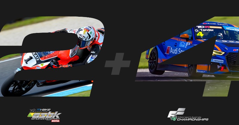 Motorsport_AUS's tweet photo. 🎟 Celebrating two and four-wheeled competition, tickets for the @ASBK &amp; @MSportAusChamps combo are now on sale.

➡️ https://t.co/CJAT6Bbm0N

#Shannons21 #ASBK #RaceFest