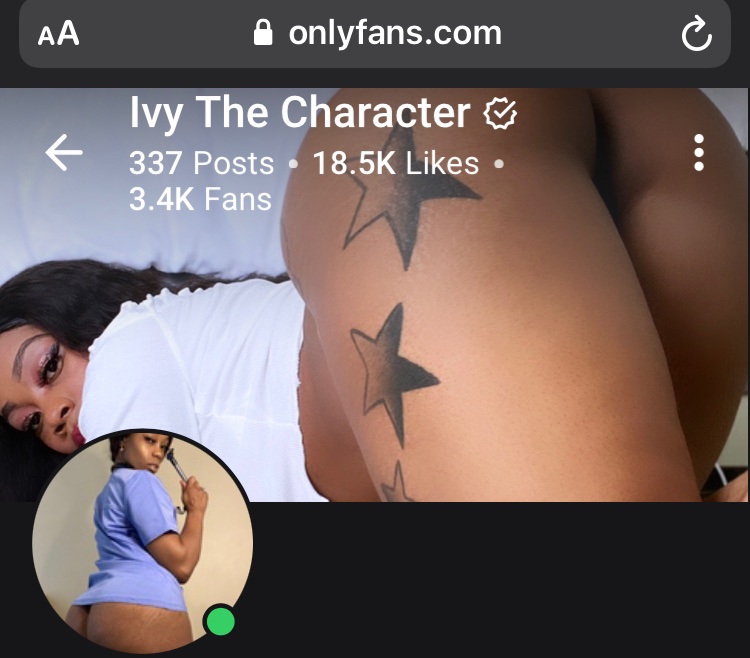 The character onlyfans ivy 
