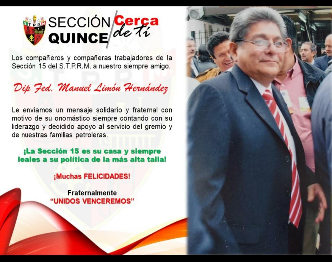 KatMunster2's tweet photo. @gomevivanco @JuarezCisneros Un fuerte y respetuoso abrazo a nuestro guia y amigo #ManuelLimonHernandez  la #seccion15 siempre con usted!! #UnidosVenceremos https://t.co/atpVEf3ztj