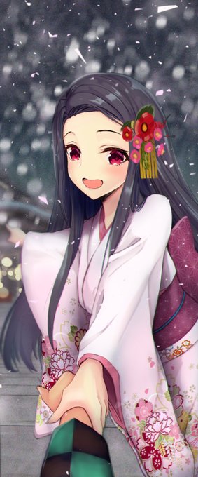 #らまそい 選手権で紹介された3年目の初見(TBN20回目)です。#竈門禰豆子 を描きました。髪飾りが適当なのは時間がなかったと思ってください。けっしてメンドイとか思ってないですよ。これからも初見としてお世話になります。 