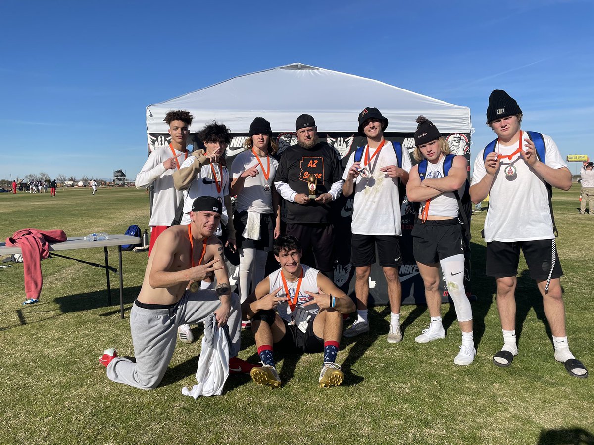 Had a fun time playing in a 7 on 7 tournament with my boys today. As you can see we are champs!!! I’m happy I could at least play one more time with my brothers. <a href="/CoachPerrone/">Coach Perrone (My Recruits)</a> <a href="/Zacattack1021/">Ž〽️❕</a> <a href="/dallonbacon/">dallonbacon</a> <a href="/Johnson_Tannerr/">Tanner Johnson</a> <a href="/NathanDismuke/">Nathan Dismuke</a> @BrianMajorczak