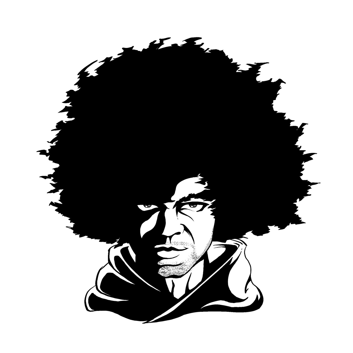 ChaoStar2's tweet photo. @zwordz_ with the sickest afro since Afro Samurai https://t.co/tKkEQrbcLf