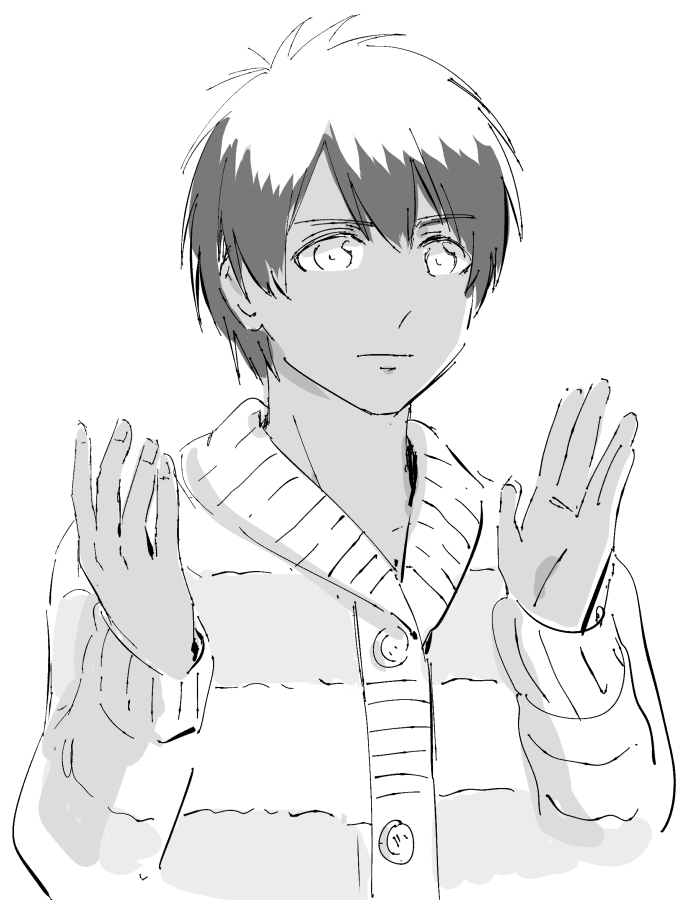 真顔 