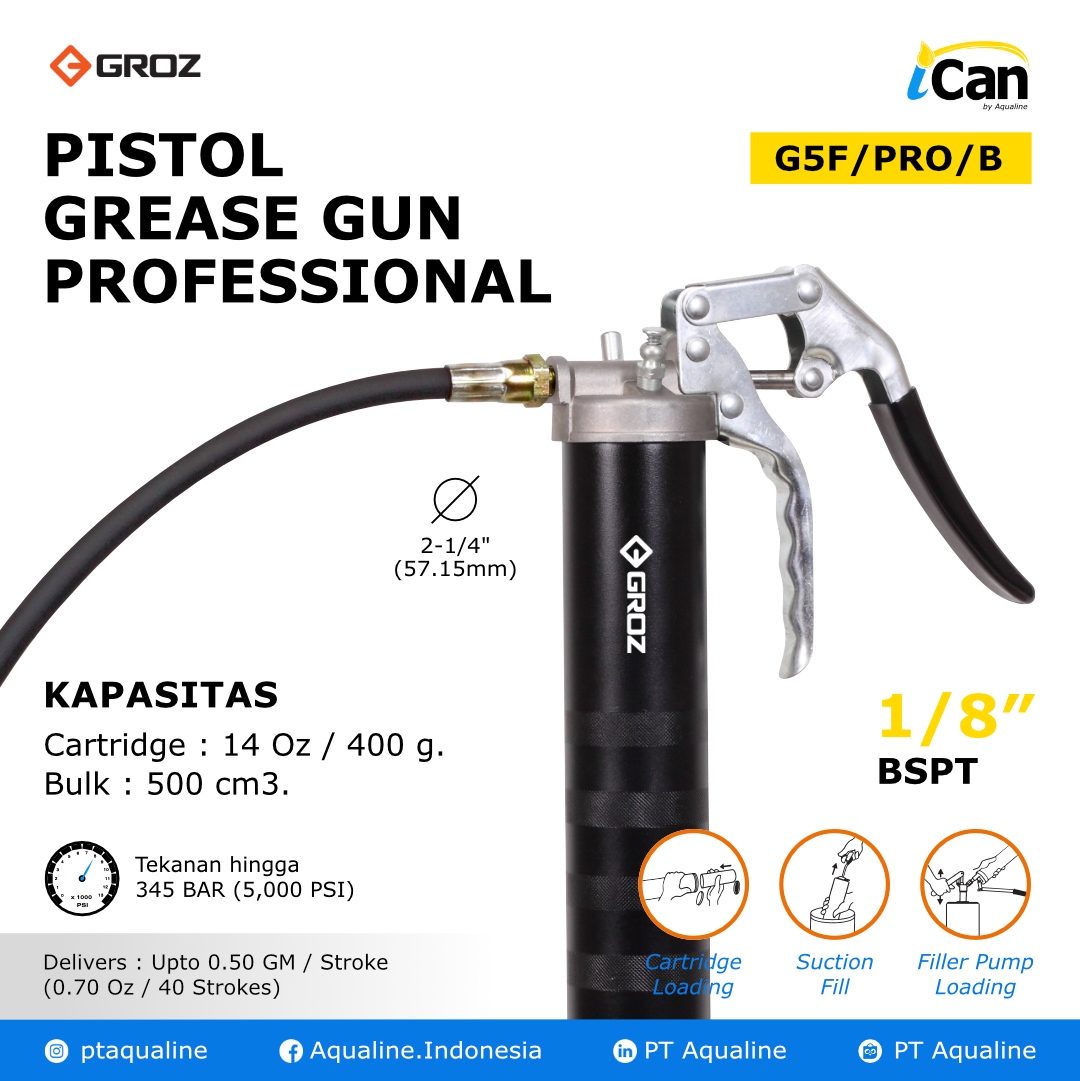 icanindonesia's tweet photo. 𝗣𝗜𝗦𝗧𝗢𝗟 𝗚𝗥𝗘𝗔𝗦𝗘 𝗚𝗨𝗡
𝘗𝘳𝘰𝘧𝘦𝘴𝘴𝘪𝘰𝘯𝘢𝘭

Pistol Gemuk Professional Terpopuler yang dioperasikan dengan satu tangan.

Info di https://t.co/qtZJQzH6cD
#iCan #groz #yakindarihati #PSBB #11januari #pertamina #jawa #bali #mining https://t.co/pPEWjFzeKv