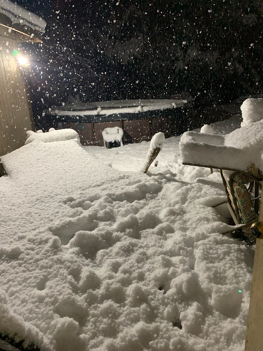 We’re up to 7 inches. This is the most snow I’ve ever seen in east Texas