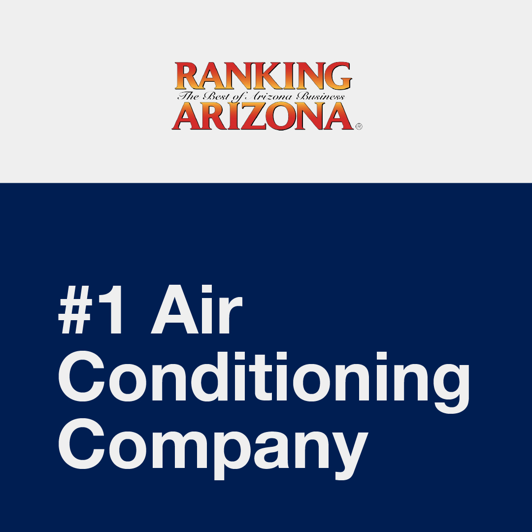 We’re in the business of protecting your comfort, which is why we’re honored to be ranked the #1 Air Conditioning Company in the 2020 edition of <a href="/AZBigMedia/">AZ Big Media</a> Ranking Arizona, the state’s most comprehensive business opinion poll. 

bit.ly/2MzpkyX