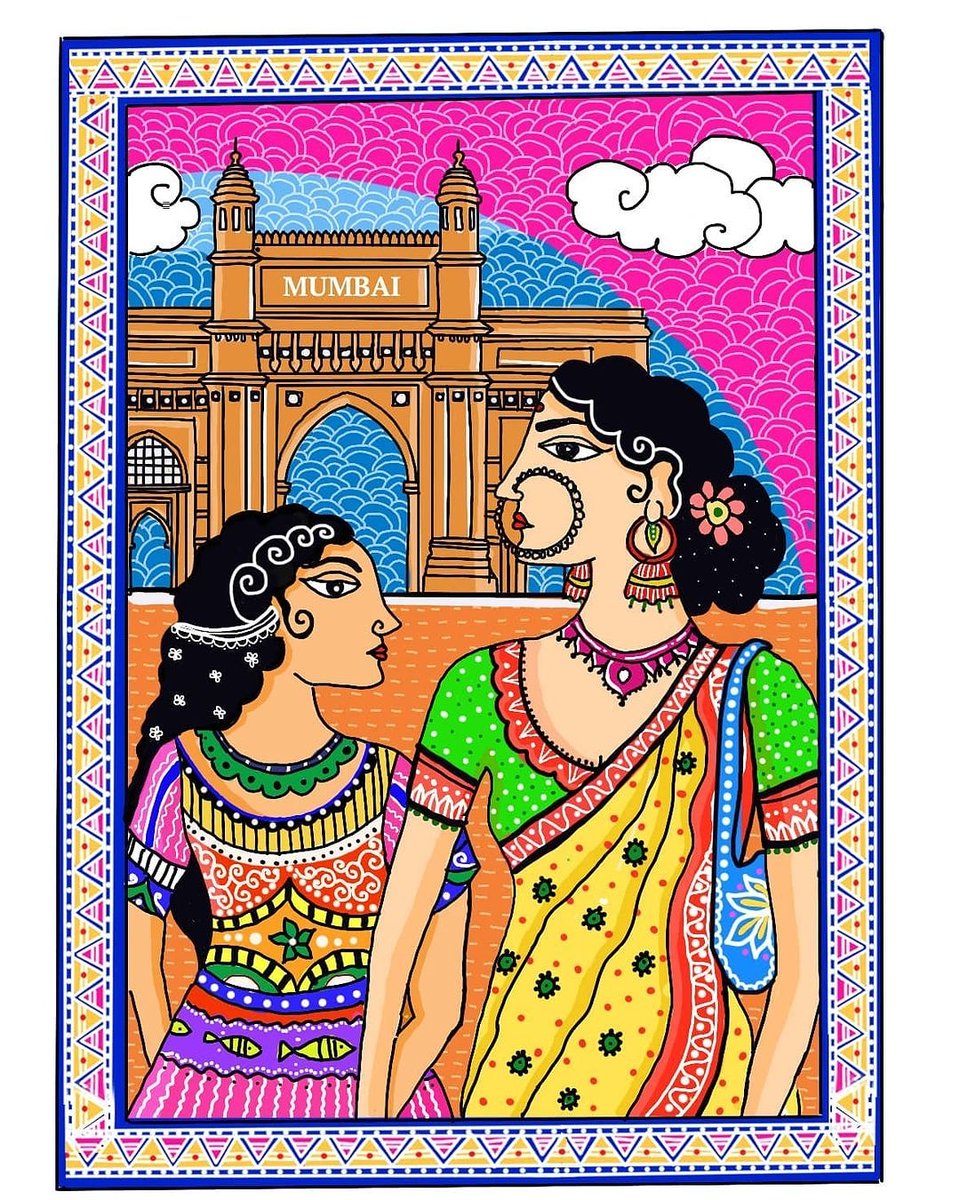 BeingMaithil's tweet photo. @chidhiya_udd : เคฎเคฟเคฅเคฟเคฒเคพ เคเคฟเคคเฅเคฐเคเคพเคฐเฅ #mithilapainting
#madhubani #Madhubaniart #indiagate #mumbai #mumbaidarshan #coolthingsonly #creativelife #instagram #instadaily #illustration #art #artist #artistsoninstagram #illustratorsoninstagram #digitalart #indiantheme #motherdaughter https://t.co/Beo0s0g5aS