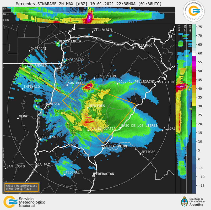 MeteoNacho's tweet photo. ‼Noche con muchas tormentas en el país. Ante esta situación recomiendo seguir información oficial de alertas en https://t.co/DdNcTXhZTG
"Si hay #alerta #EstateAlerta "⛈
(Imágenes radares @SMN_Argentina ) https://t.co/Bg9hD2FWvK