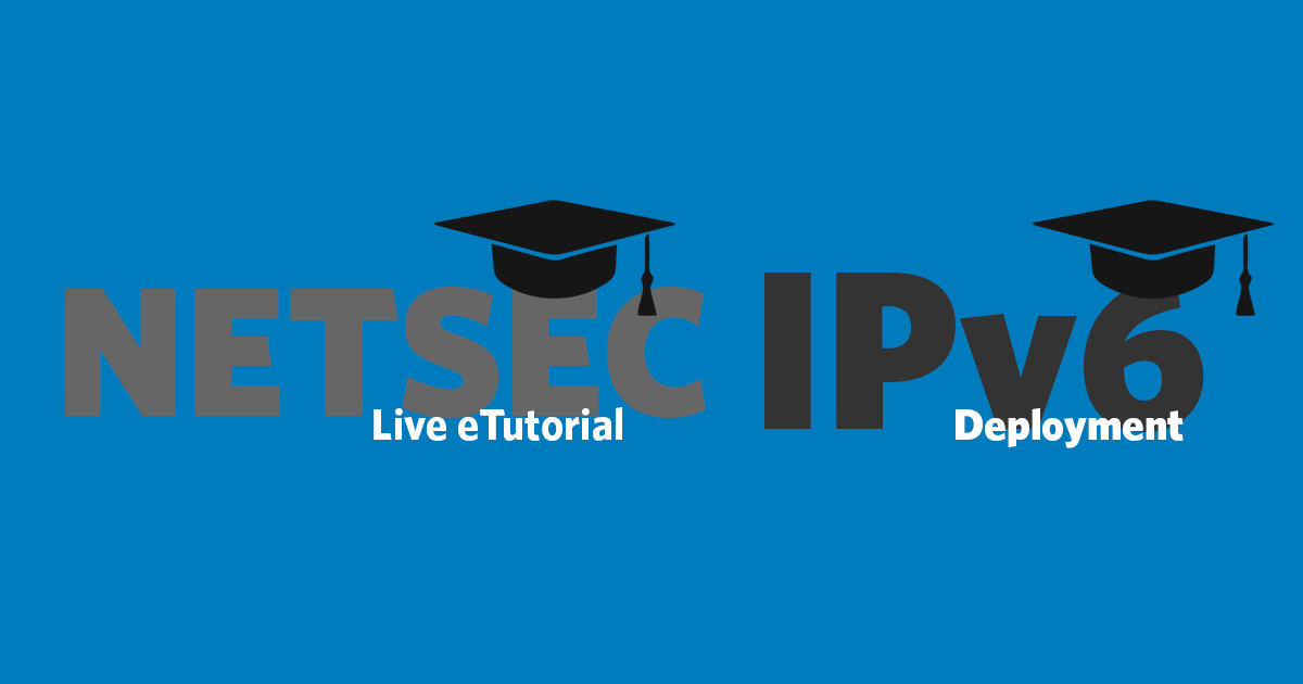 apnic's tweet image. Don&apos;t forget: APNIC’s #NETSEC and #IPv6deployment live eTutorials both start tomorrow. Details and registration here:
training.apnic.net/?utm_source=Tw…