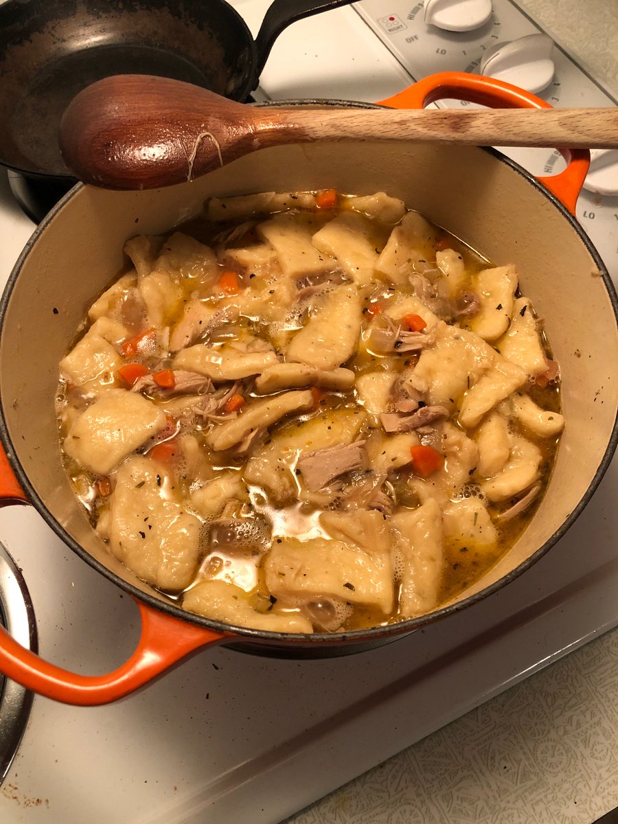 benhigg's tweet photo. Chicken and Dumplings y’all ! https://t.co/g62tkzjvWh