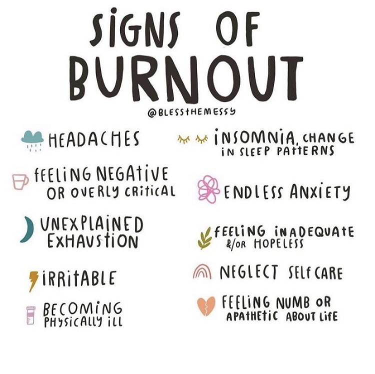CorbinL45's tweet photo. Happy Friday! Recognize the signs of burnout (and stress) &amp; remember to take care of yourself. Make a plan today to do something over the weekend just for you. It’s ok to unplug, exercise, read a book or just BE! You matter! #SEL #selfcare #edchat #ConnectRelateCreate https://t.co/0msqUT9LI1