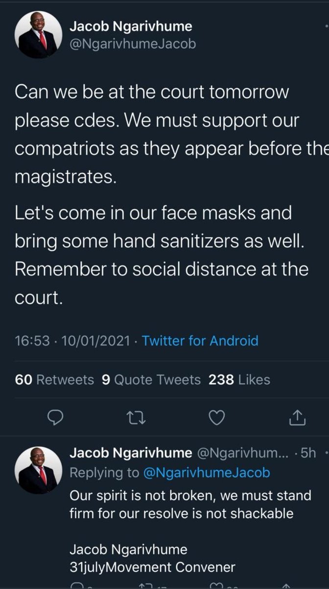 nickmangwana's tweet image. " Anongounganidza vanhu, 2 pano apa 3 apo, anenge atsva izvozvo asisina mari. Ombonomira munzira mapurisa kuti vamusunge. Osungwa iye navanhu vatatu, dzatova news ka, 'Jacob asungwa Jacob asungwa..there is no human rights in Zimbabwe' vobva vamutumira machekizve"
#NGOStrategy