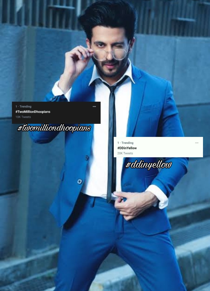 dheerajxkaran's tweet photo. Yay!! #TwoMillionDhoopians was trending with 10k tweets and #DDinYellow trending with 20k tweets ! both are on no. 1 !
#DheerajDhoopar #DDinYellow #DD @DheerajDhoopar https://t.co/FRjgZ9hWM8