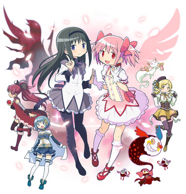 鹿目まどか 美樹さやか 暁美ほむら 巴マミ 佐倉杏子 プレイマット download