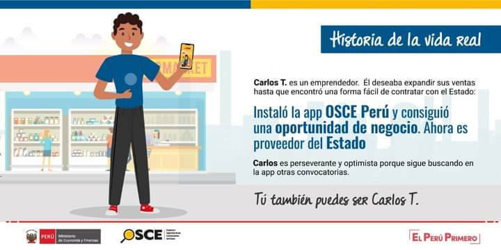 OECEPeru's tweet image. 📲Sé un proveedor del Estado utilizando la #AppOSCEPeru y encuentra de manera rápida:
✔ Oportunidades de negocios por departamentos, provincias y distritos.
✔ Convocatorias vigentes por descripción del objeto de contratación.
✔Ubicar entre 3000 y 5000 oportunidades de negocio