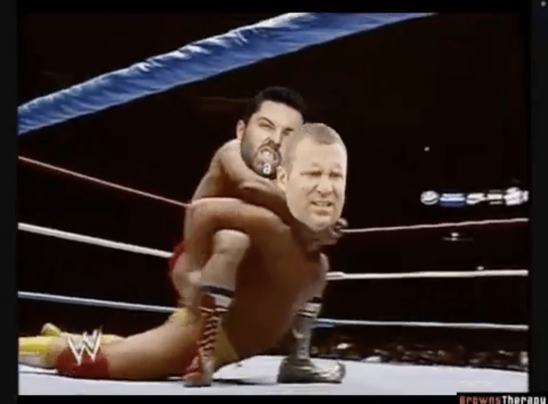 the_ironsheik's tweet image. THE BAKER MAYFIELD MAKING THE BEN HUMBLE