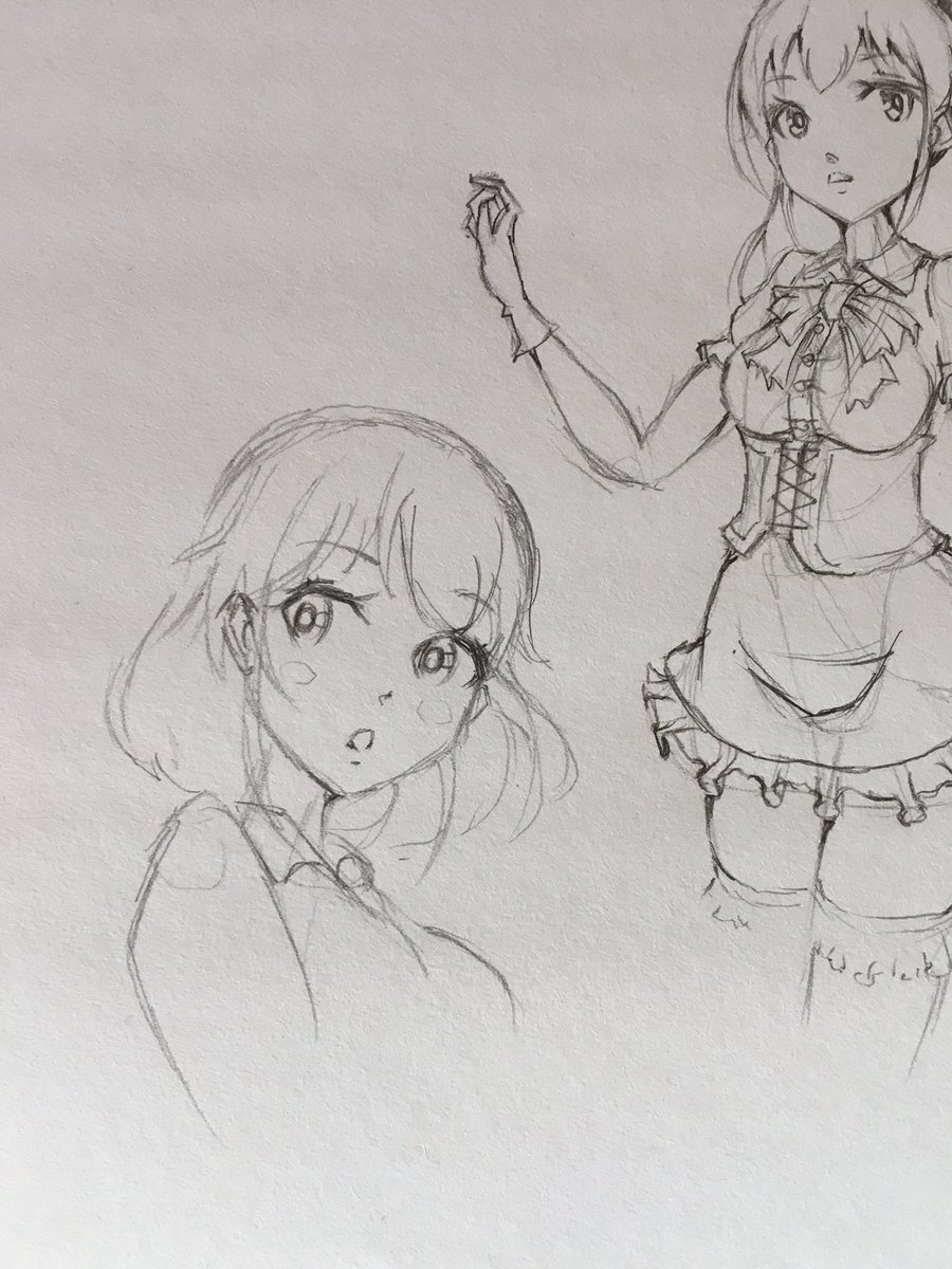練習してました。

いつまで経ってもお顔を可愛く描けない。。。?

最近は特にバランスが崩れるし…顔の輪郭を間違えることが多くて。。。 
