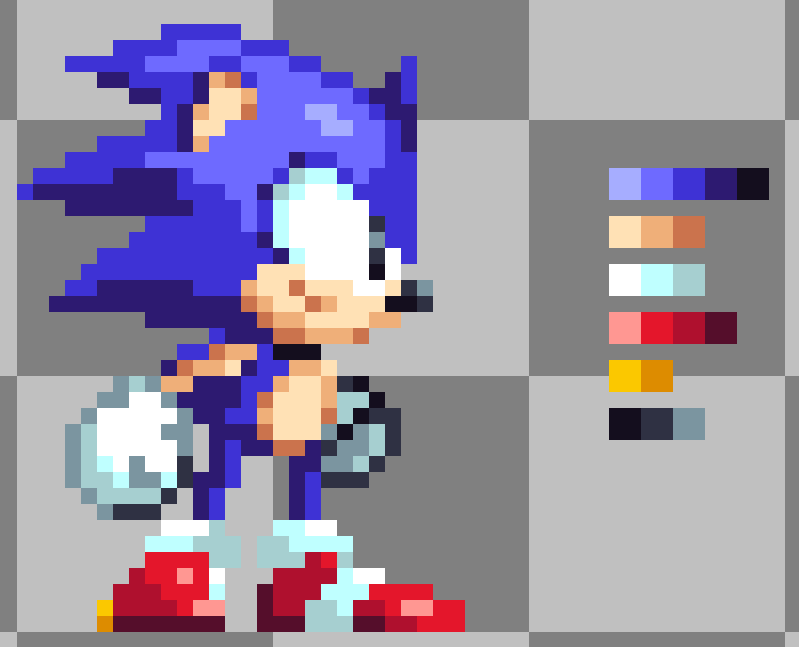 Superjustinbros on X: RT @AudioReam: I have made my own Version of Sonic's  'Idle' Sprite from Sonic Chaos. It is also slightly based on his Sprite  style in Sonic… / X