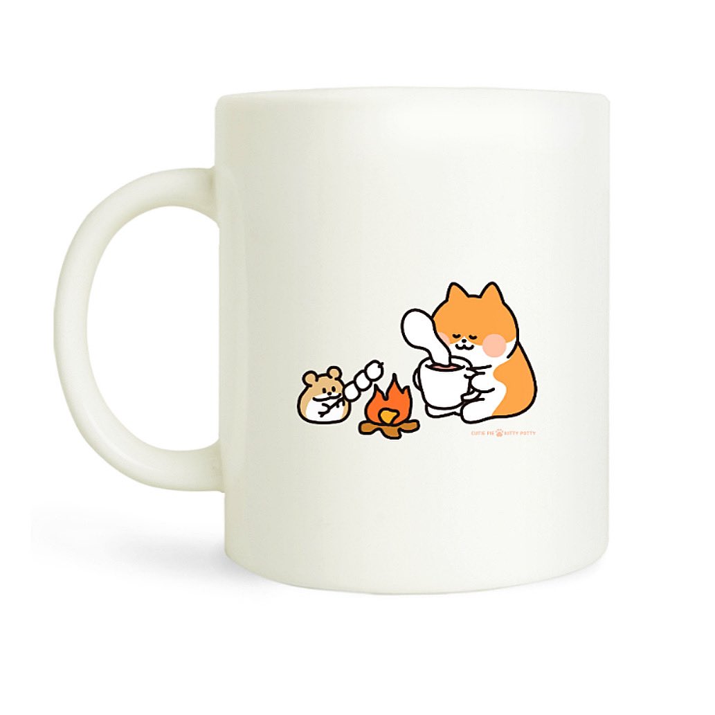 마플샵 머그컵 추가되었습니다~ 따뜻한 겨울 모닥불을 즐기는 뽀냥이와 해미 일러스트가 들어갔어요~🐹🔥🐱

애기뚱냥 뽀냥이 마플샵 주소 -> marpple.shop/kr/cutiepiekit…