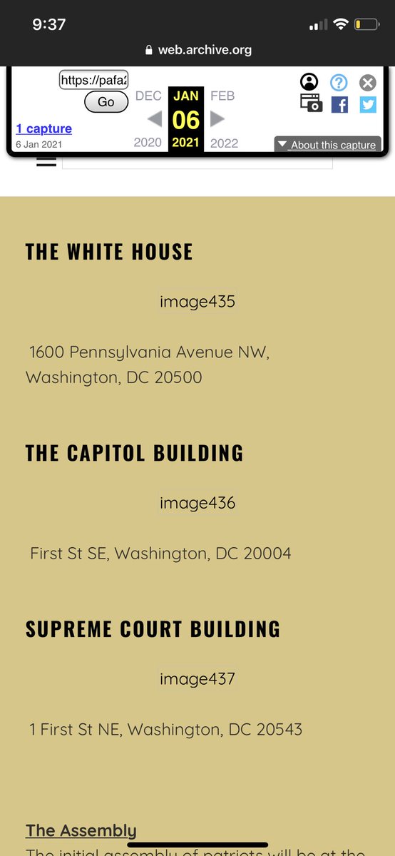 The planning for the January 16 and 17 militia events in DC is quite specific. They want at least 15k people and if they achieve that they plan to block Democrats from entering the Capitol, allowing only Republicans through. Here’s where they plan to meet