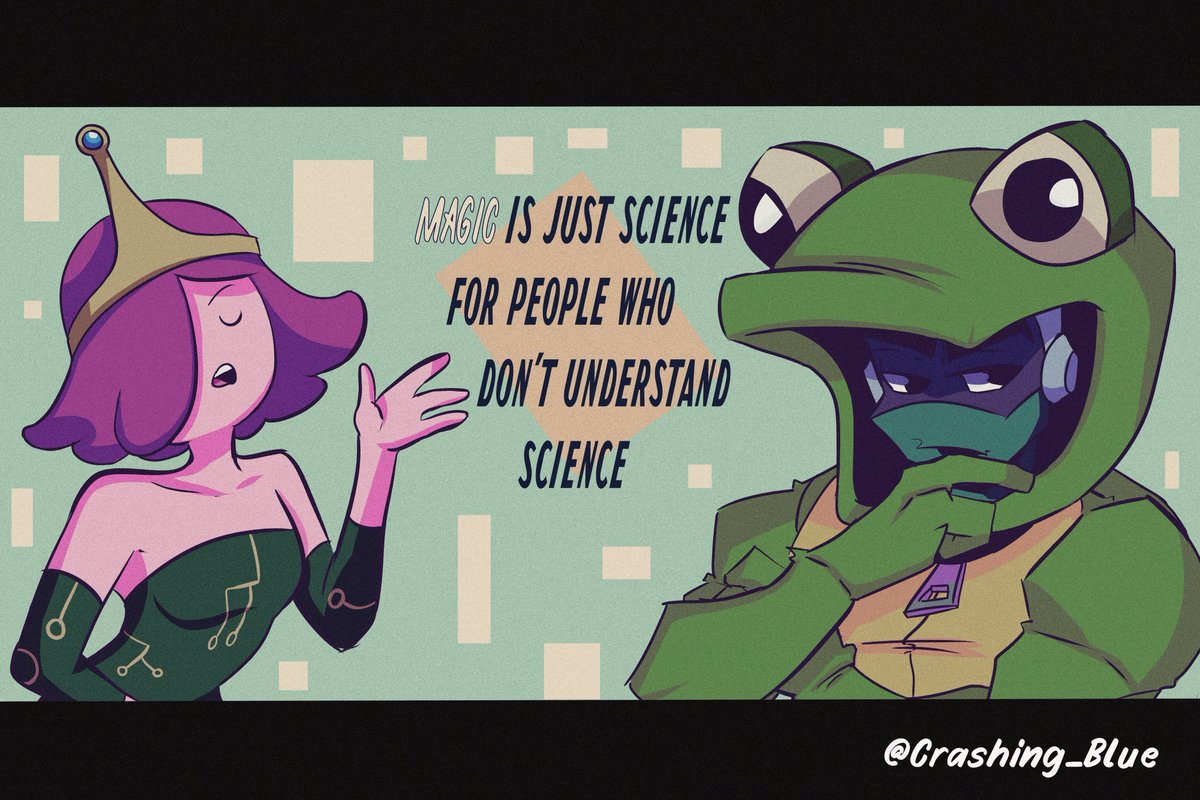 bluebuginshell's tweet image. They stand for science 

#rottmnt #saverottmnt #donatello #bonibel #princessbubblegum #donnie #Science #Magic #AdventureTime #cartoon #CartoonNetwork #nickelodeon #digitalart