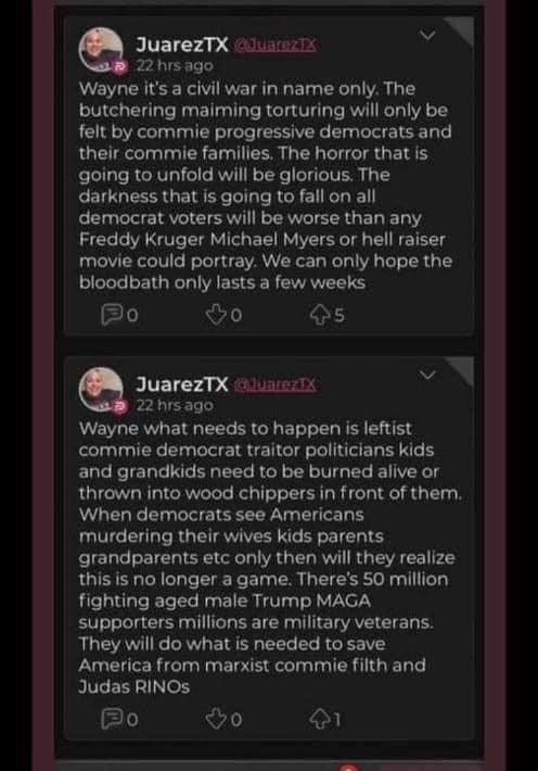 Some of the free speech we'll be deprived of while Parler is down